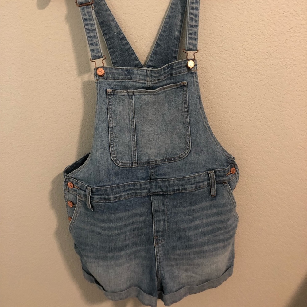 Old Navy Light Wash Overalls